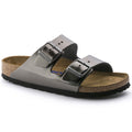 Arizona Soft Footbed Natural Leather - Metallic Anthracite