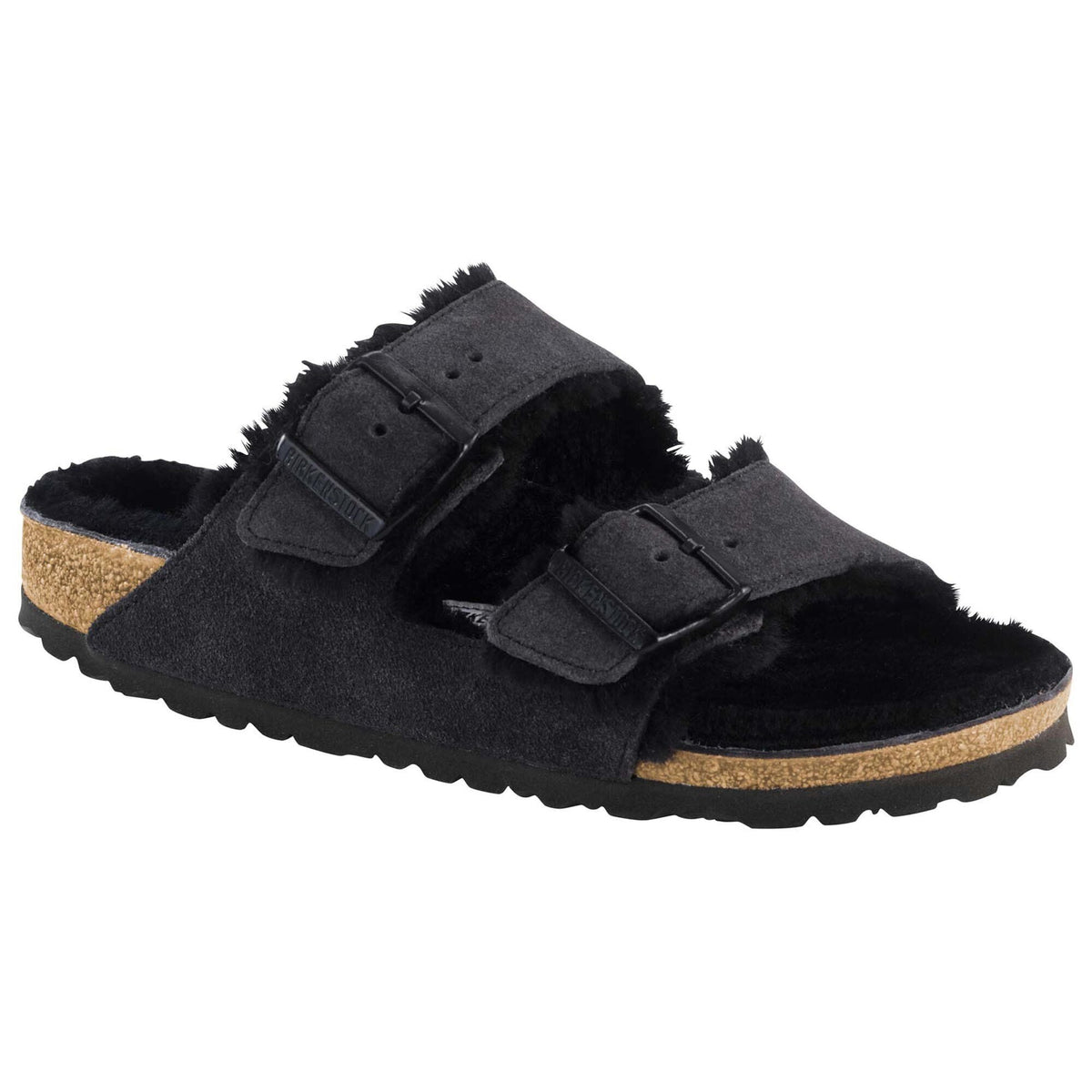Arizona Shearling Suede Leather-Shearling - Gunmetal
