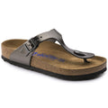Gizeh Soft Footbed Leather - Metallic Anthracite