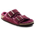 Arizona Shearling Suede Leather/Fur - Bordeaux