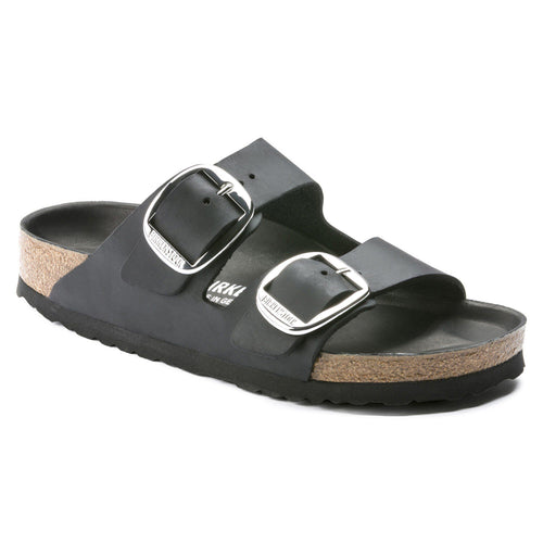 Arizona Big Buckle Natural Leather Oiled - Black