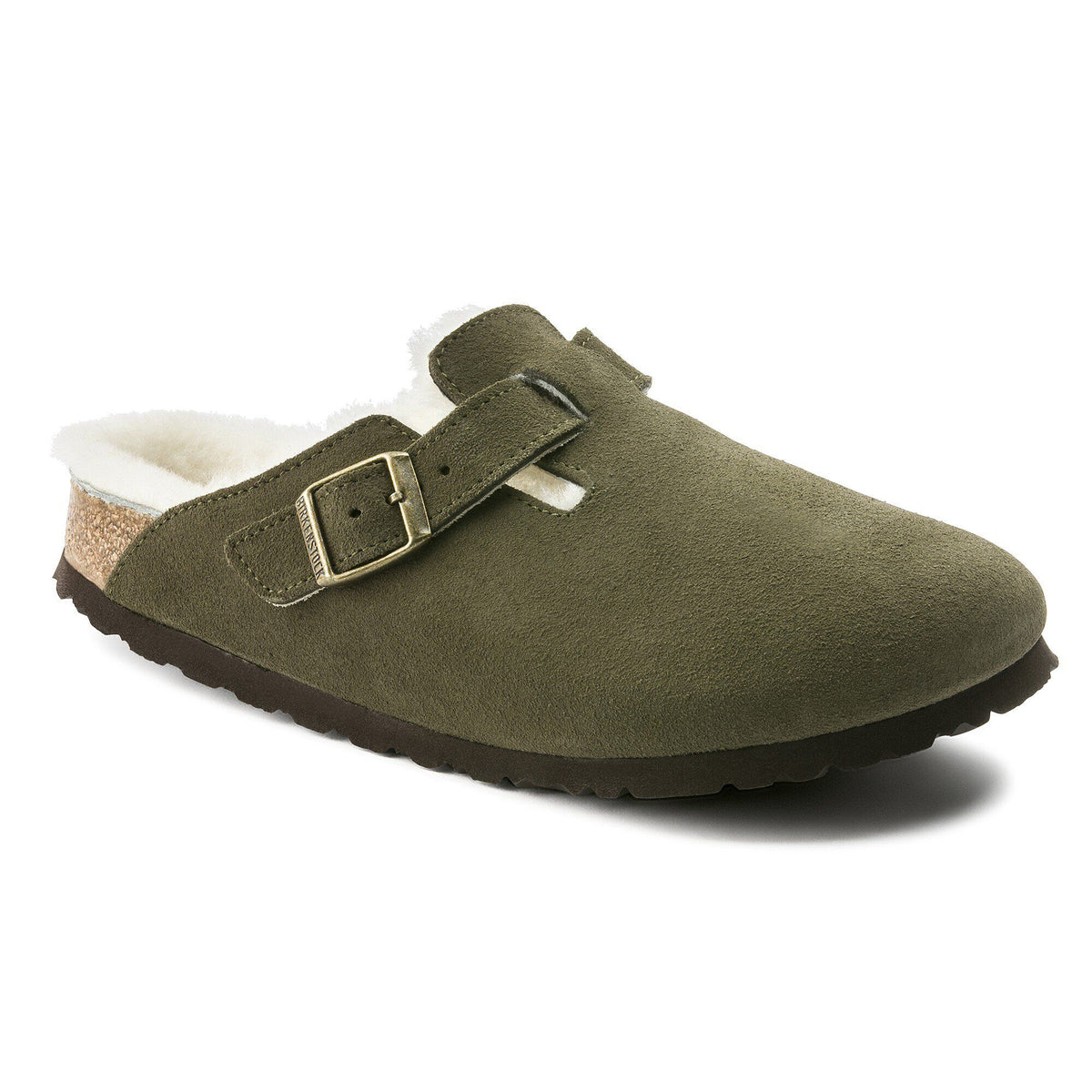 Boston Shearling Suede Leather - Forest