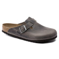 Boston Soft Footbed Natural Leather Oiled - Iron