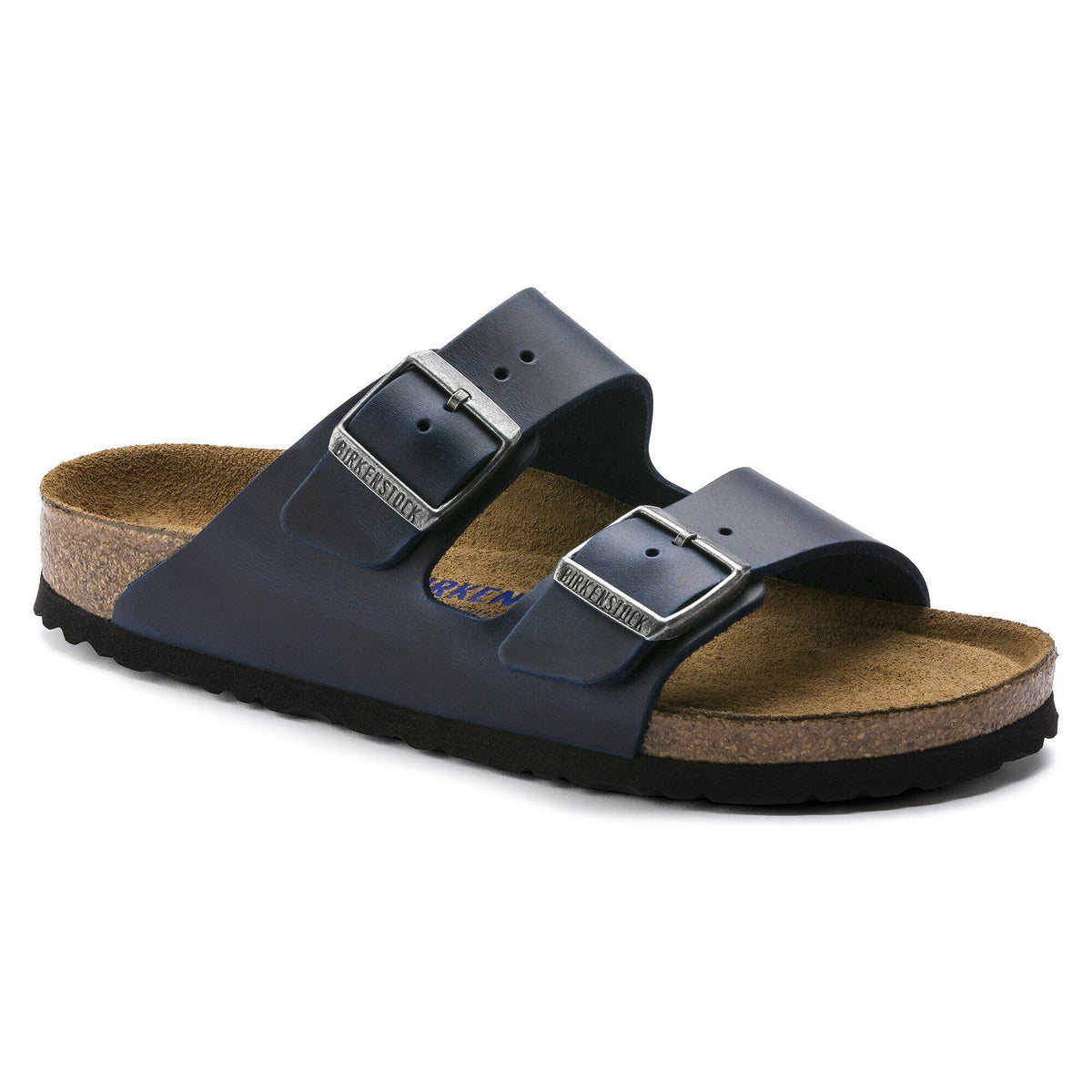 Arizona Soft Footbed Natural Leather Oiled - Blue
