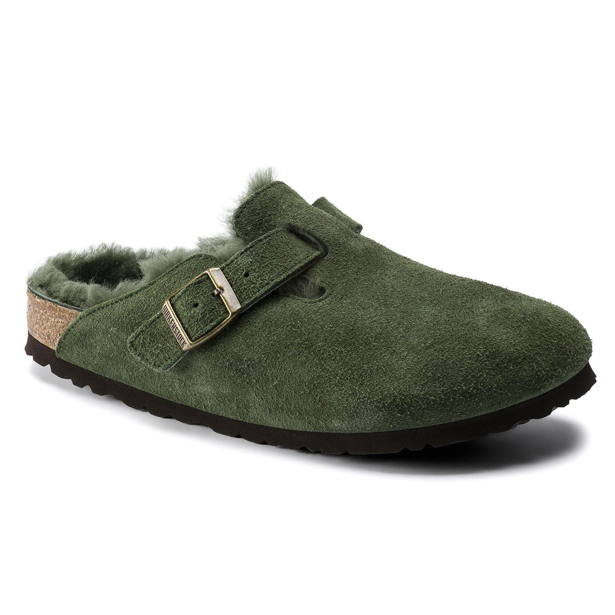 Boston Shearling Suede Leather - Green