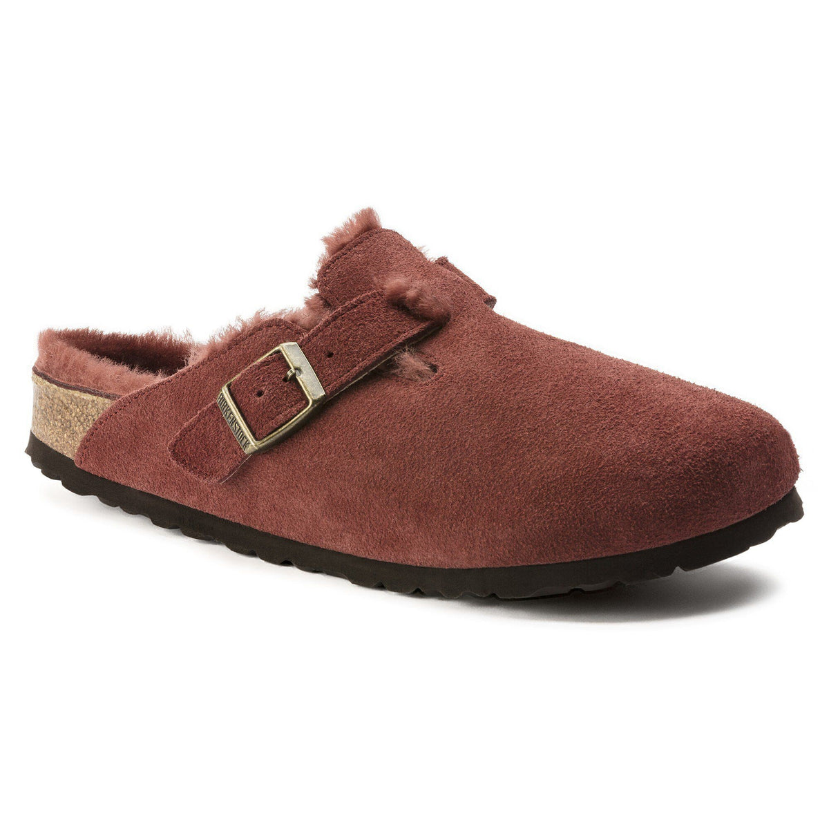 Boston Shearling Suede Leather - Antique Port