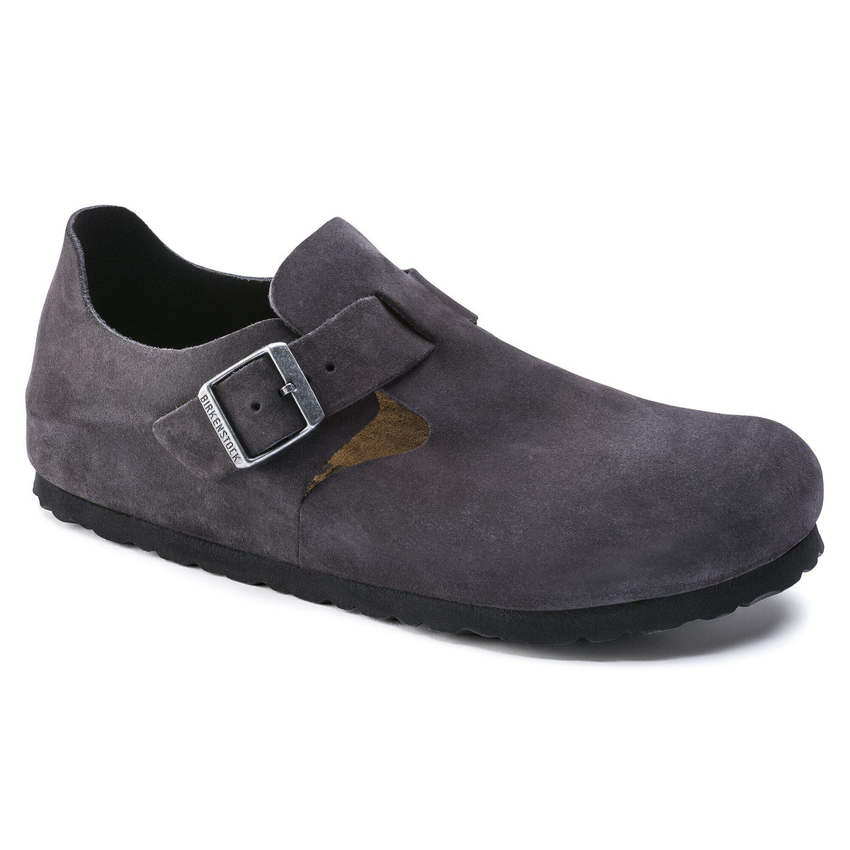 London Suede Leather - Gunmetal