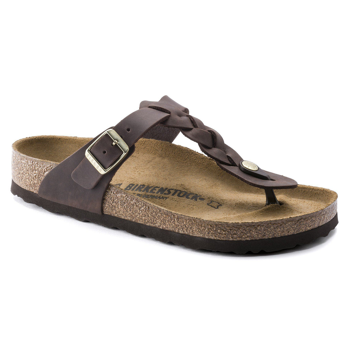 Gizeh Braided Oiled Leather - Habana