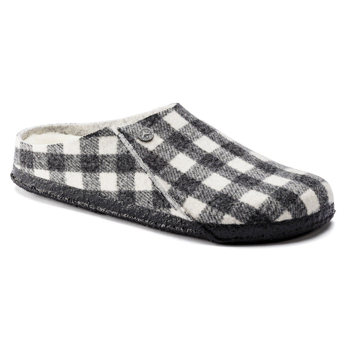 Zermatt Shearling Felt - Plaid White