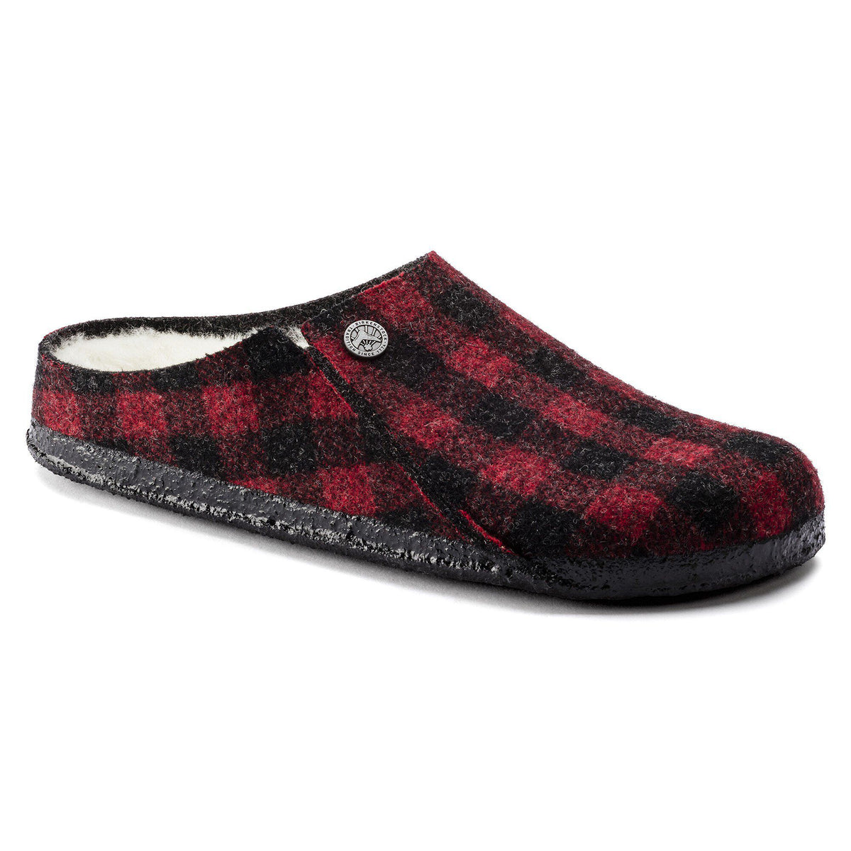 Zermatt Shearling Felt - Plaid Red