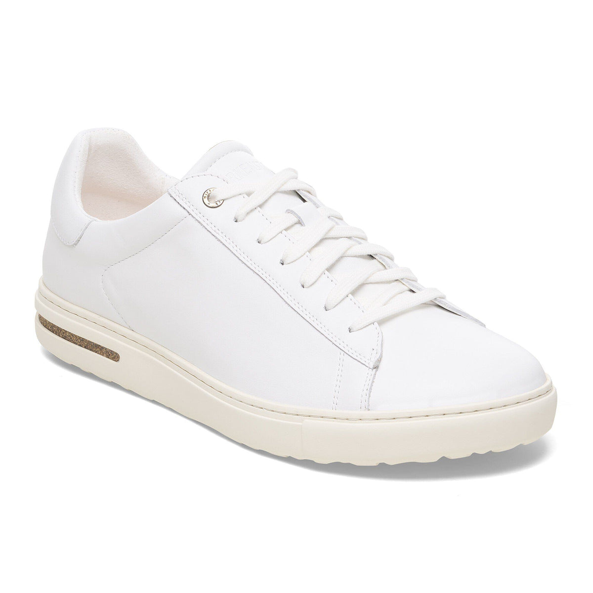 Bend Low Natural Leather - White