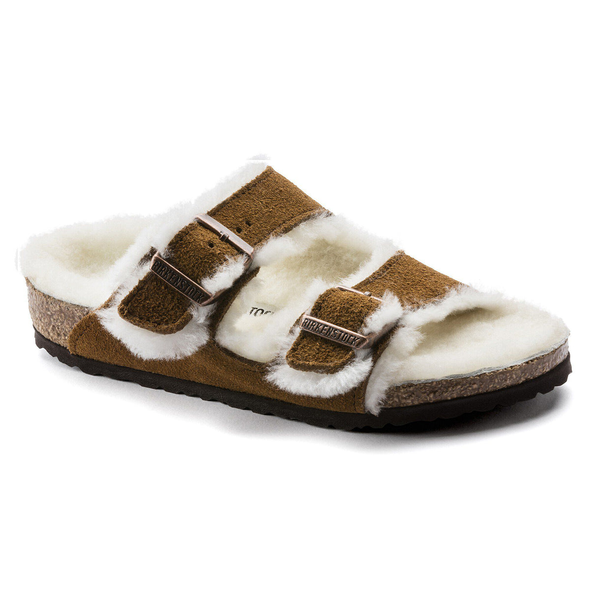 Arizona Shearling Kids Suede Leather - Mink