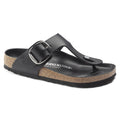 Gizeh Big Buckle Natural Leather Oiled - Black