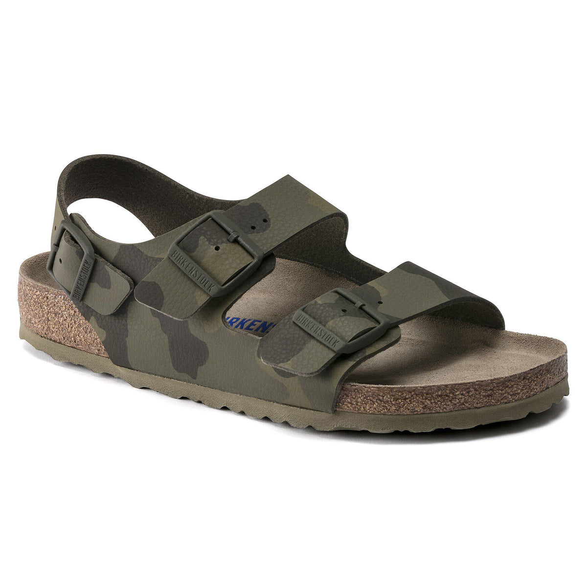 Milano Soft Footbed Birko-Flor - Desert Soil Camo Green