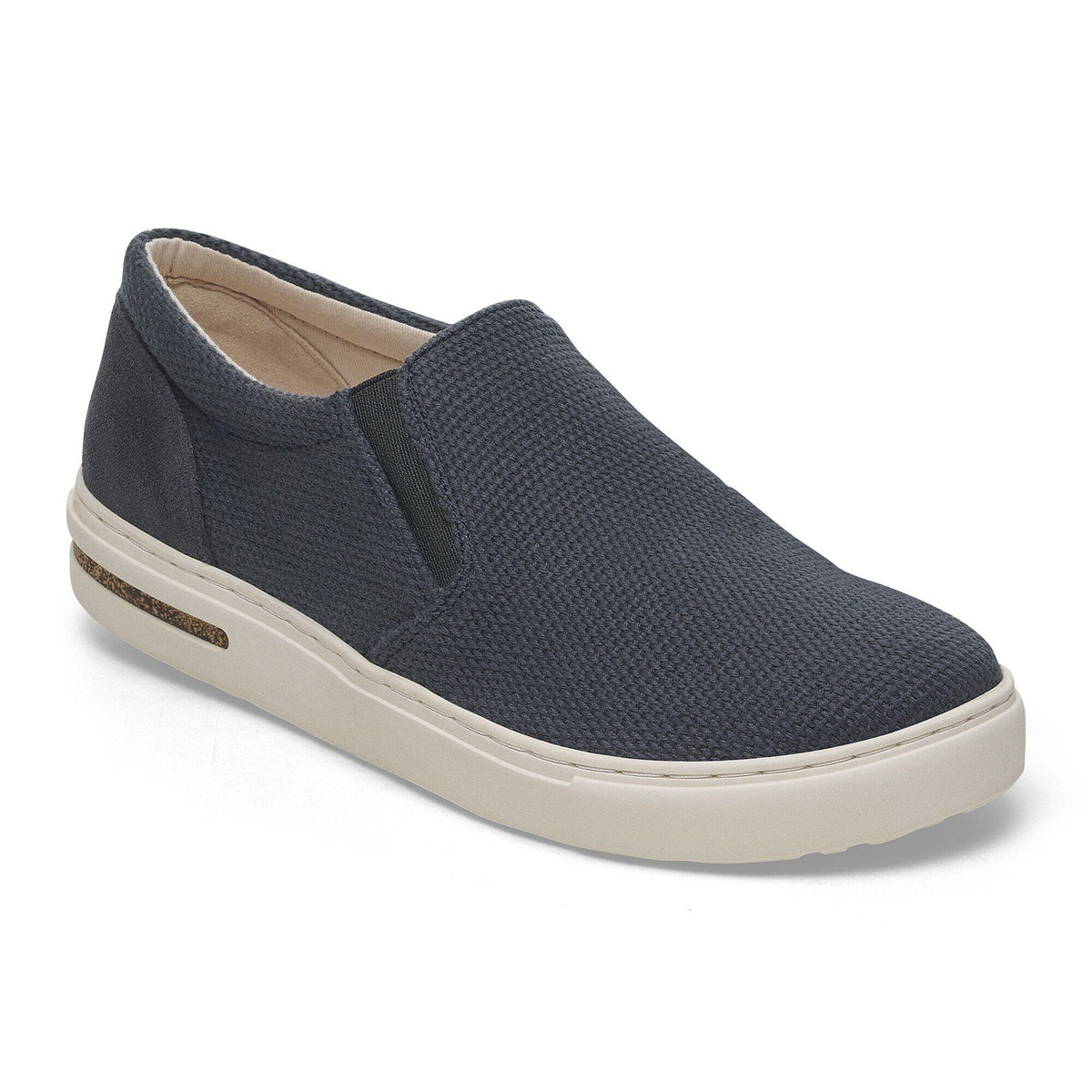 Oswego Natural Leather/Textile - Midnight Blue