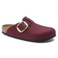 Boston Big Buckle Nubuck Leather - Maroon