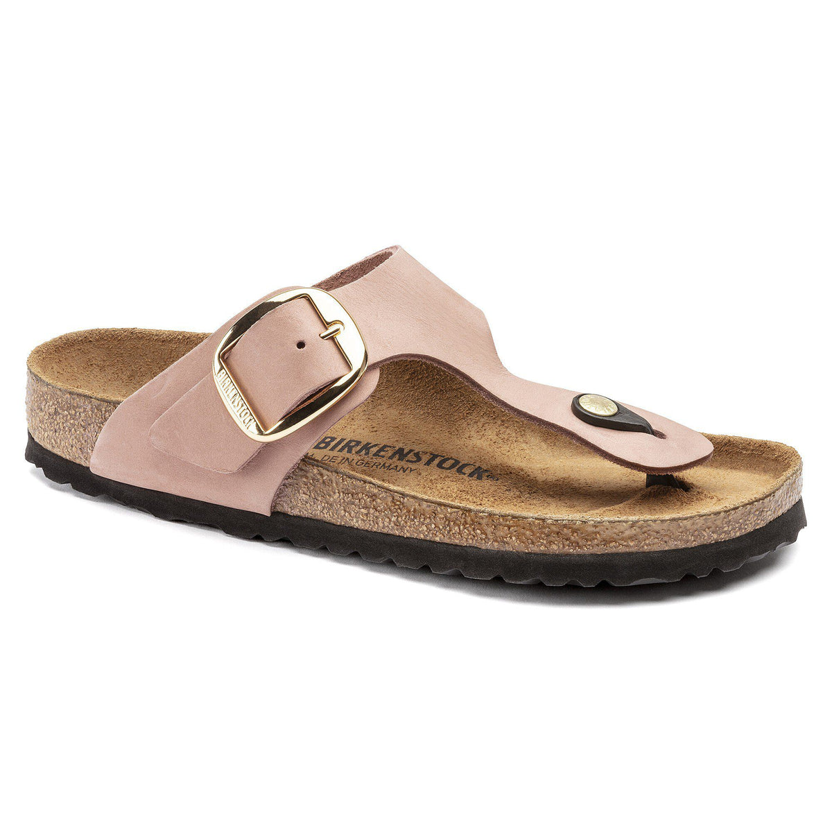 Gizeh Big Buckle Nubuck Leather - Old Rose