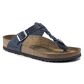 Gizeh Braided Natural Leather Oiled - Navy