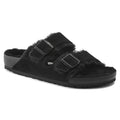 Arizona Shearling Suede Leather/Fur - Black