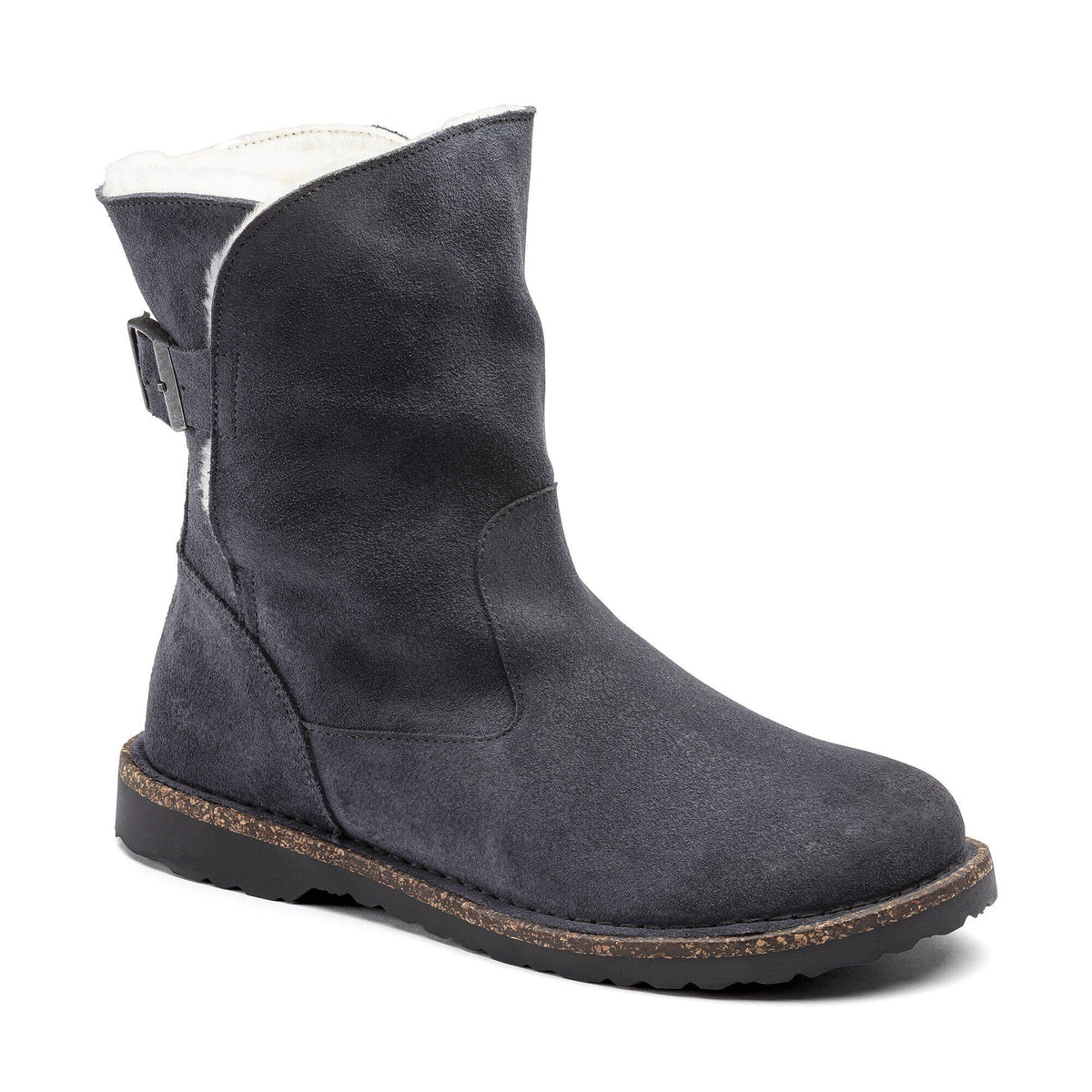Uppsala Shearling Suede Leather - Graphite