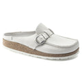 Buckley Natural Leather Coarsely - White