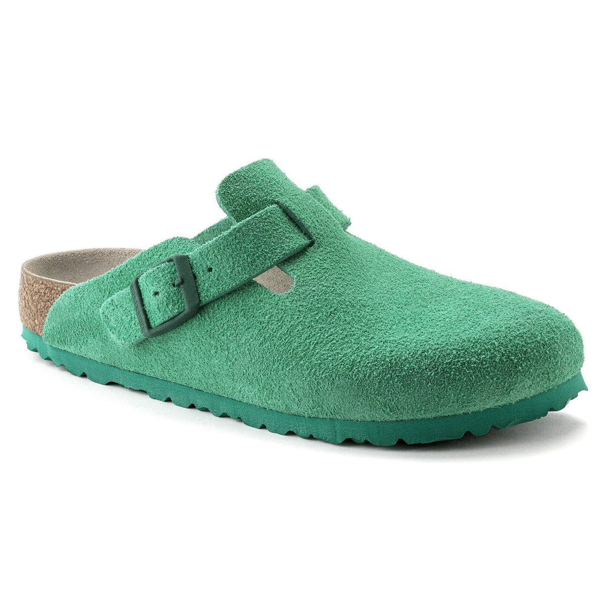 Boston Suede Leather - Bold Green