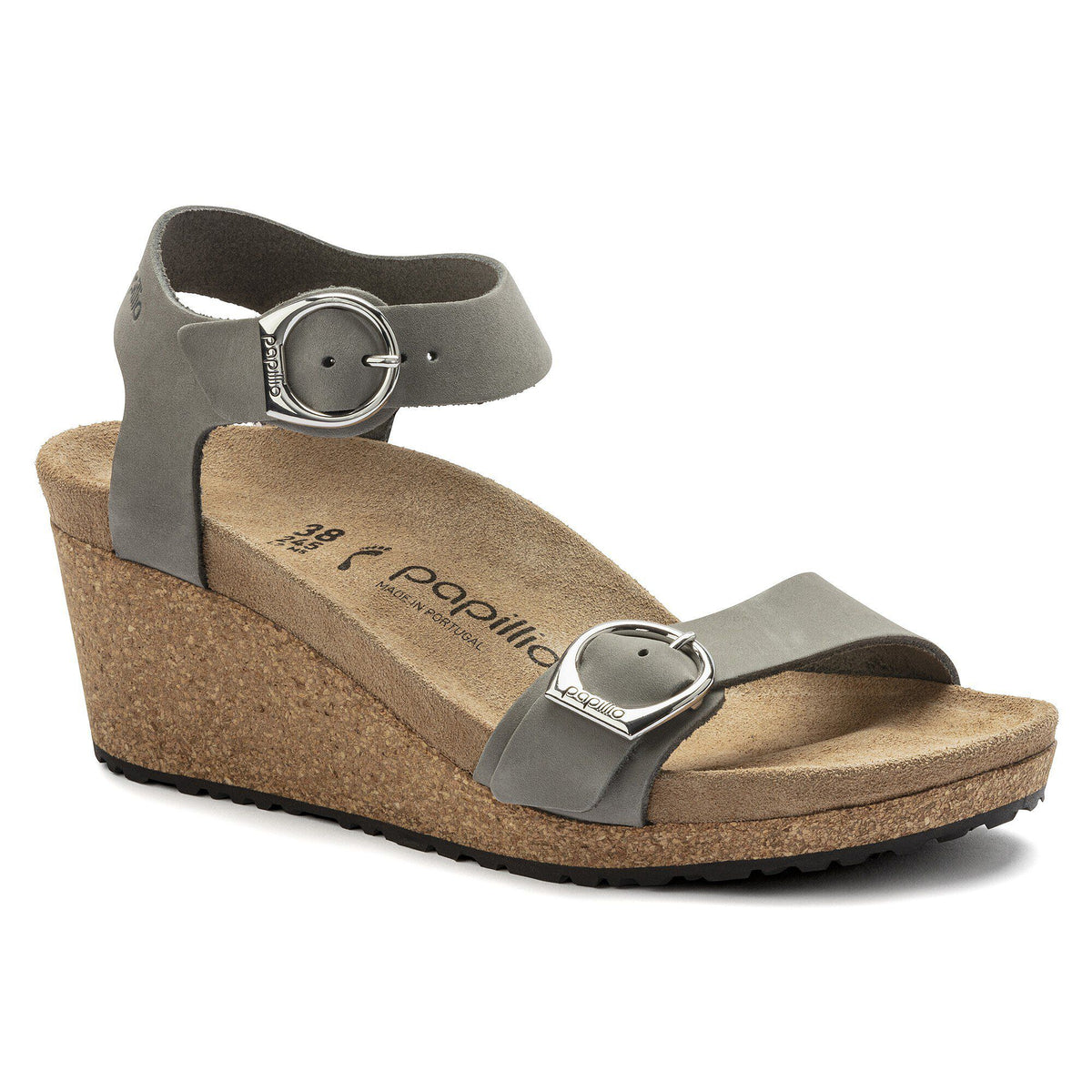 Soley Nubuck Leather - Dove Gray