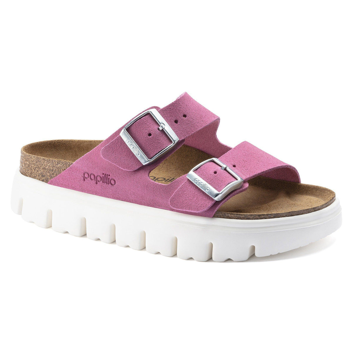 Arizona Chunky Suede Leather - Fuchsia Tulip