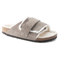 Kyoto Shearling Suede Leather/Fur - Stone Coin