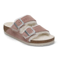 Arizona Shearling Suede Leather - Pink Clay