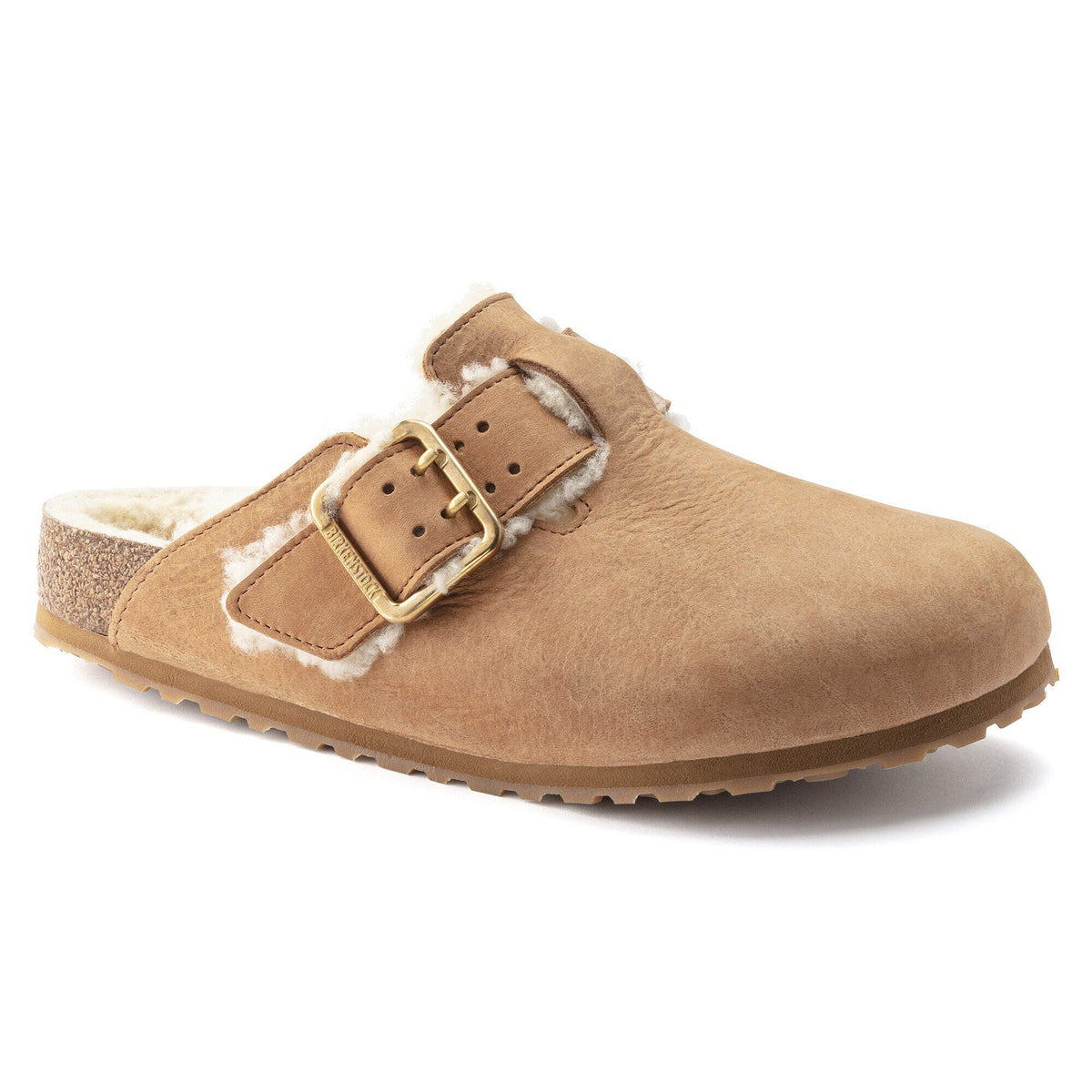 Boston Bold Shearling Leather - Cognac