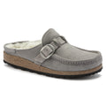 Buckley Shearling Suede Leather - Stone Coin
