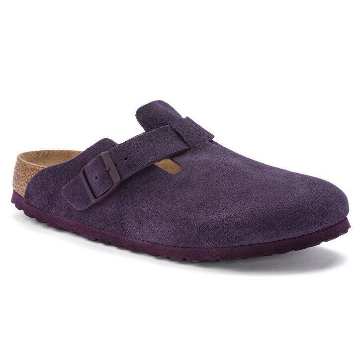 Boston Soft Footbed Suede Leather - Wine