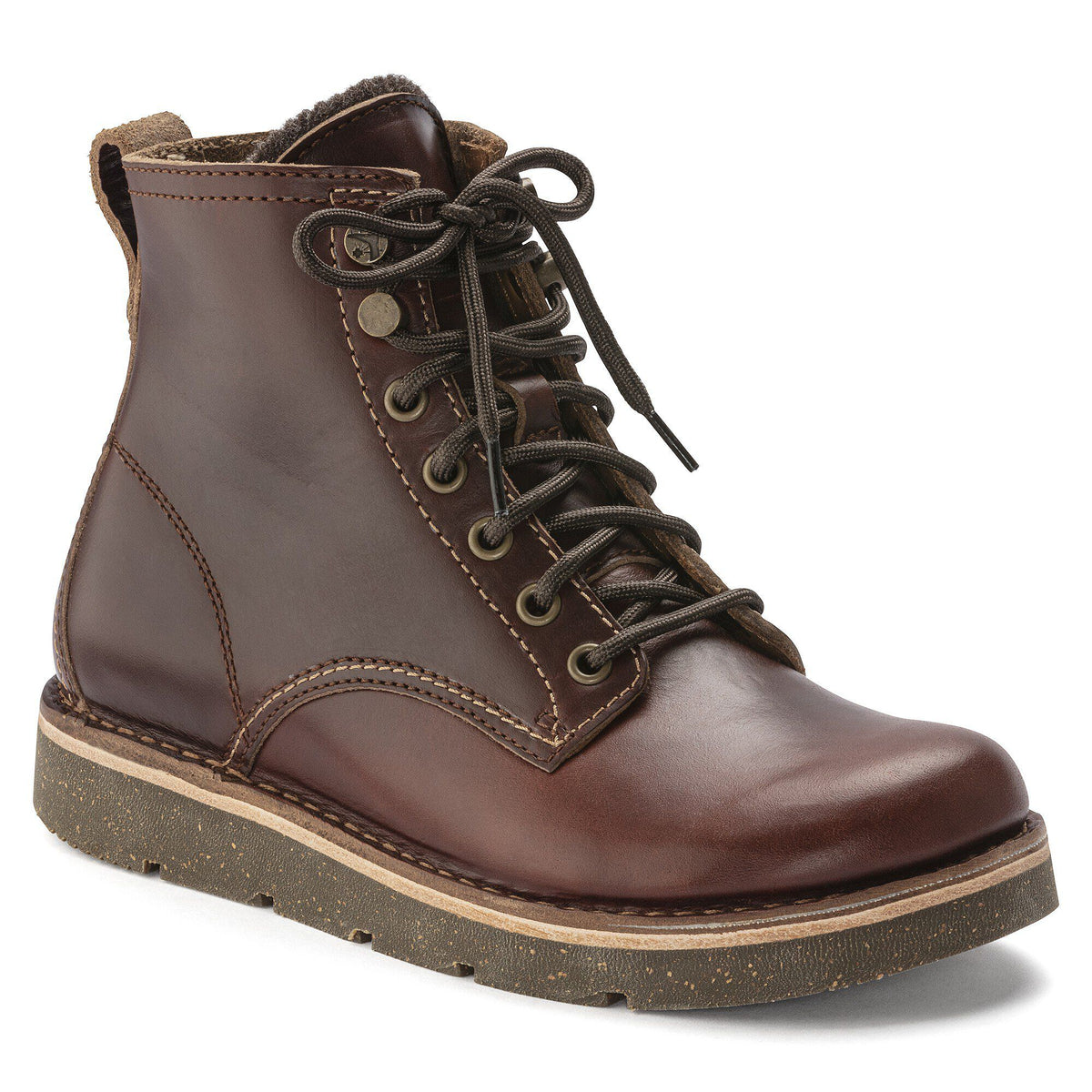 Birmingham Lace Women Natural Leather Oiled - Roast