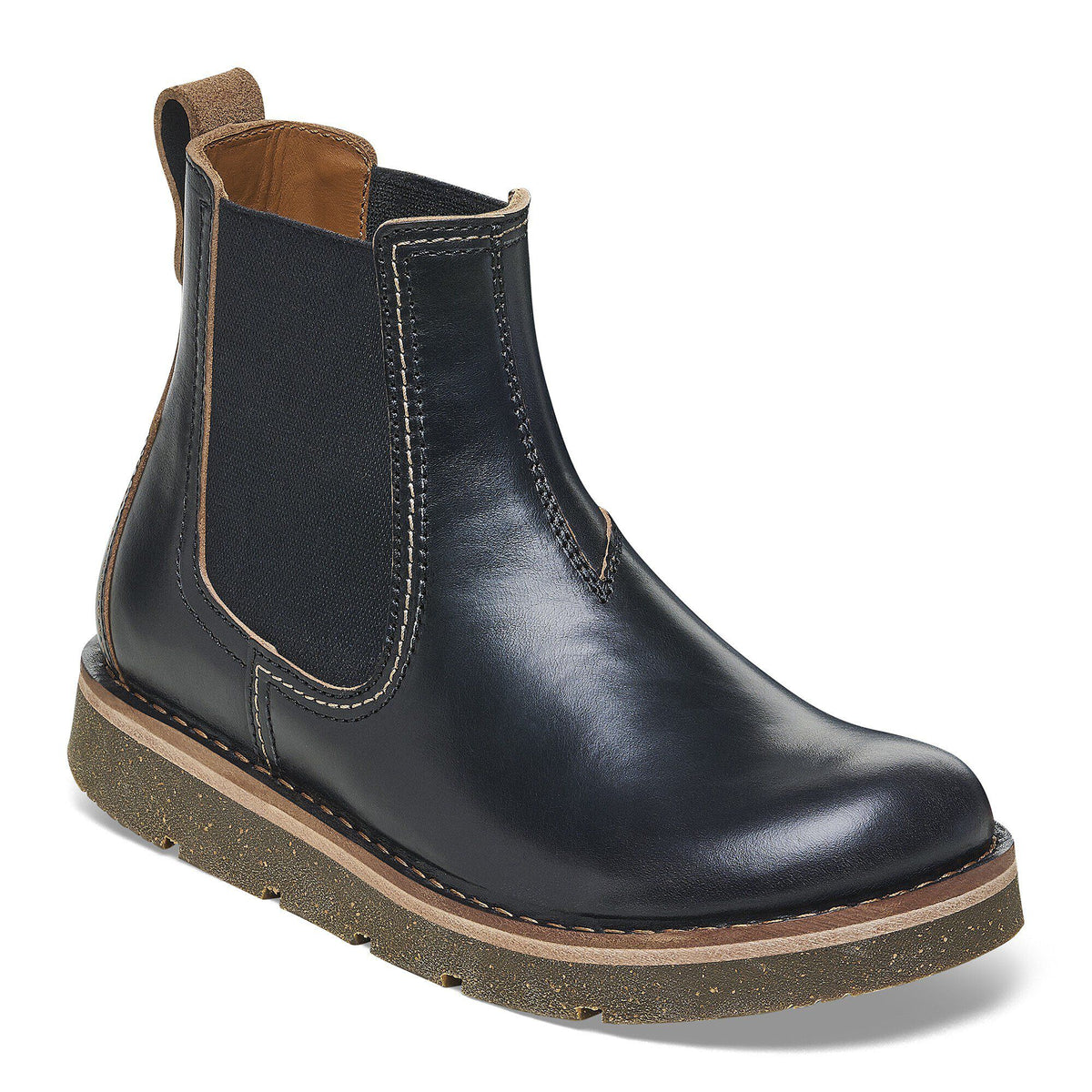 Birmingham Slip On Women Natural Leather Oiled - Black