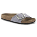 Madrid Big Buckle Nubuck Leather - Purple Fog