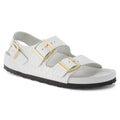 Milano Embossed Leather - Emboss white