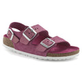 Milano Suede Leather - Shimmering Fuchsia