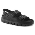 Milano Chunky Natural Leather - Black
