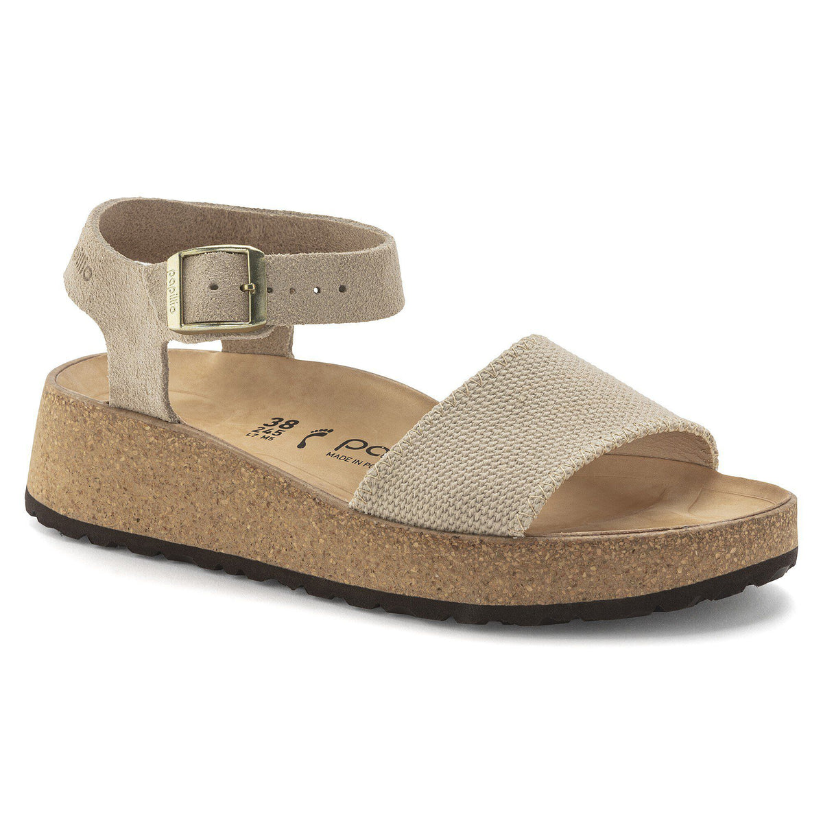 Glenda Suede Leather-Textile - Sandcastle