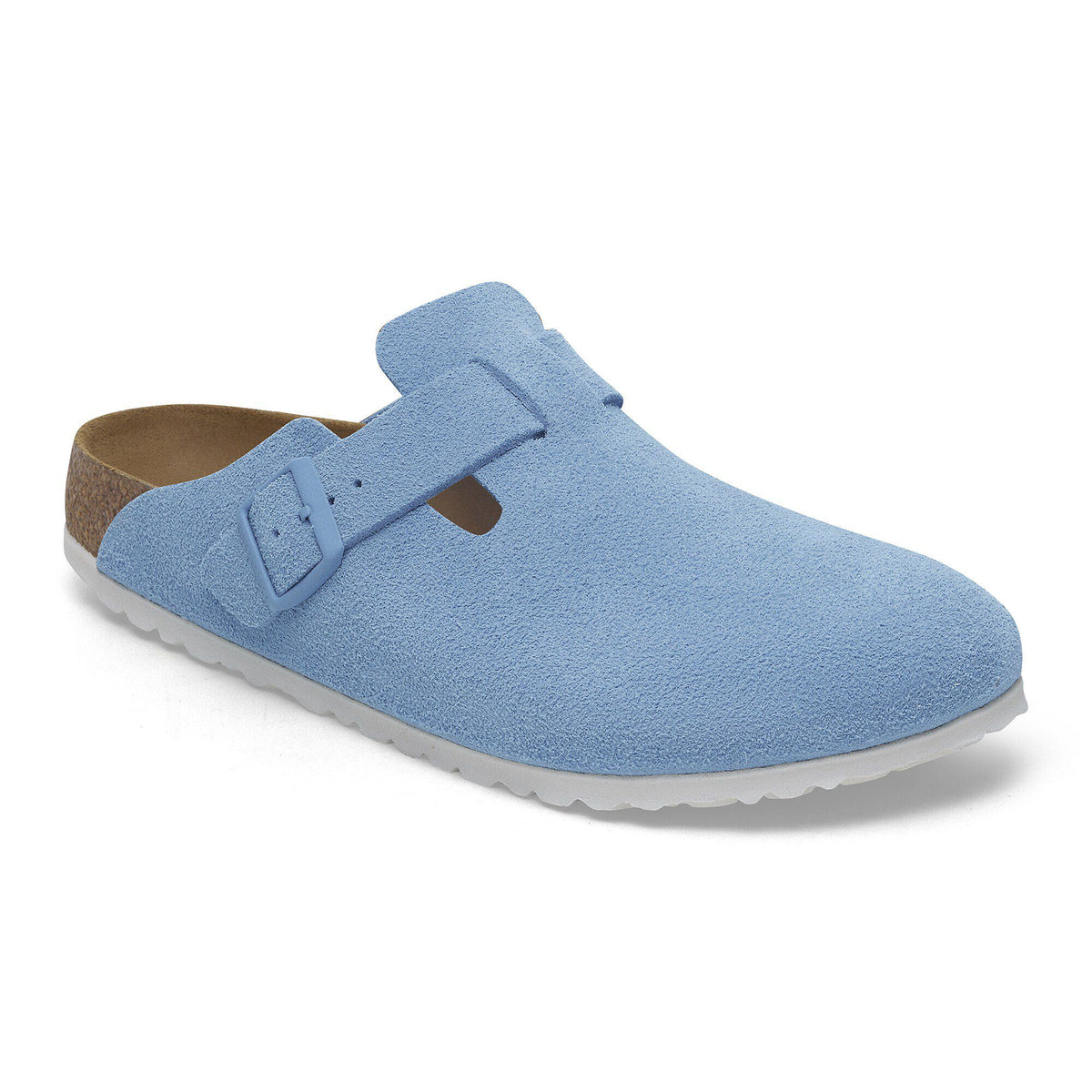 Boston Suede Leather - Sky Blue