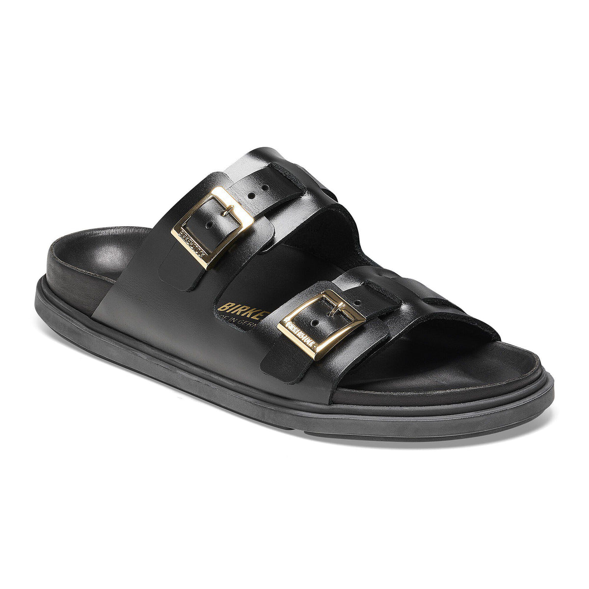 St Barths Natural Leather - Black