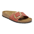 Madrid Big Buckle Nubuck Leather - Mars Red