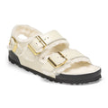 Milano Shearling Natural Leather-Shearling - High Shine Ecru