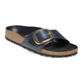 Madrid Big Buckle Natural Leather Oiled - Blue