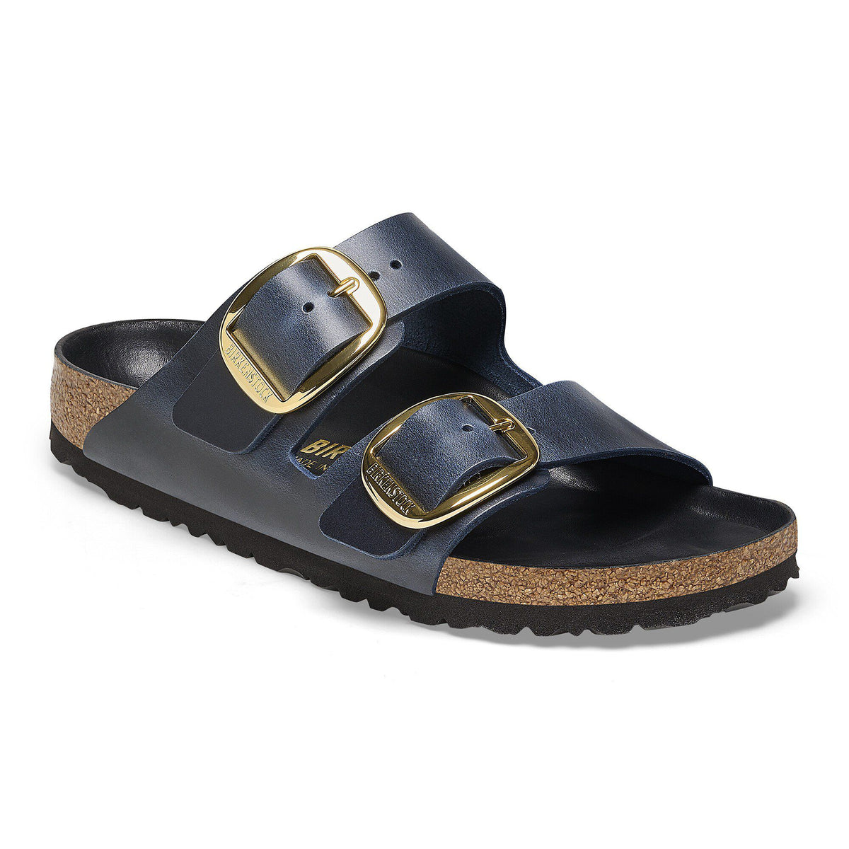 Arizona Big Buckle Natural Leather Oiled - Blue