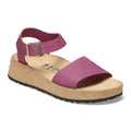 Glenda Nubuck Leather - Boysenberry