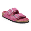Arizona Shearling Suede Leather-Shearling - Fuchsia Tulip