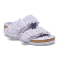 Arizona Teddy Split Suede Leather/Fur - Purple Fog