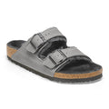 Arizona Shearling Oiled Leather - Iron